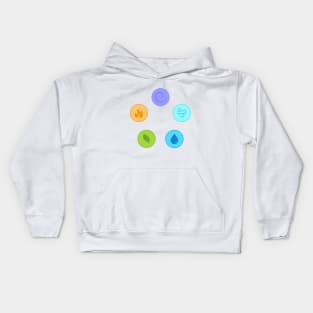 Five Elements in Ayurveda Kids Hoodie